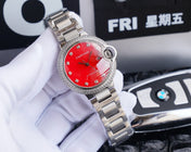 BALLON BLEU 33MM STEEL CASE DIAMOND NUMERALS