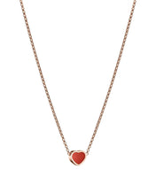 HEART PEDANT CARNELIAN NECKLACE