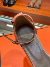 SANTORINI SANDAL FIRE CALFSKIN