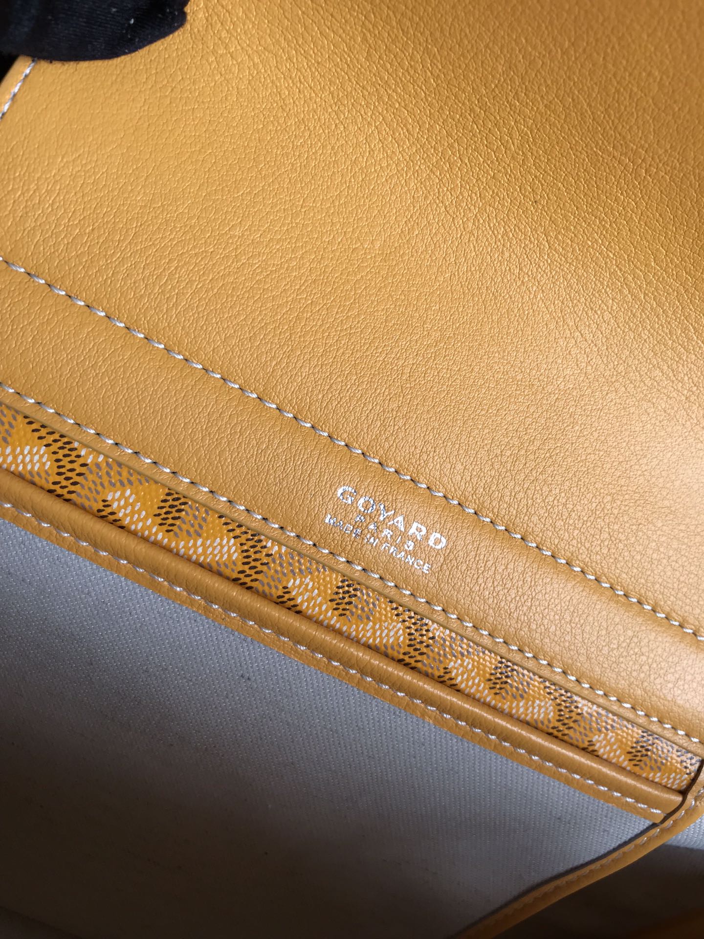 GOYA 26S ROUETTE PM TOTE BAG 30MM IN CARAMEL BROWN CANVAS AND CALFSKIN