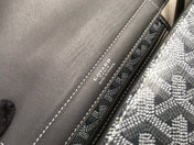 GOYA 26S ROUETTE PM TOTE BAG 30MM IN GRAY CANVAS AND CALFSKIN