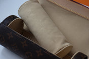 LV 25S ASTUCCIO PER 3 OROLOGI 20 IN BROWN MONOGRAM CALFSKIN