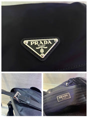 SMALL BACKPACK 28 IN BLACK PARACHUTE FABRIC