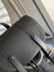 LV x SUPREME CHRISTOPHER SMALL BACKPACK 47 IN BLACK EPI CALFSKIN