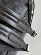 BACKPACK 40 IN GUN METAL MONOGRAM ECLIPSE CANVAS