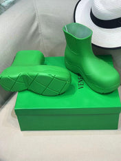 PUDDLE ANKLE BOOT IN EMERALD GREEN RUBBER
