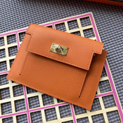 HM Kelly Pocket 13.5 Orange Epsom Ghw