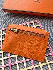 HM Kelly Pocket 13.5 Orange Epsom Ghw