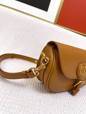 MINI BOBBY EAST-WEST 20 BAG IN CHOCOLATE BROWN CALFSKIN