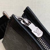 ANPHA WEARABLE WALLET 18 IN BLACK MONOGRAM ECLIPSE REVERSE CALFSKIN
