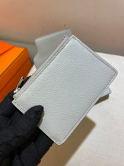 HM RoulisSlim Wallet 12.7 White Calfskin Shw