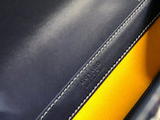 SAÏGON PM BAG 28 IN NAVY BLUE GOYARDINE CANVAS AND CALFSKIN