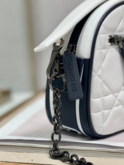 VIBE HOBO 22 BAG IN WHITE CALFSKIN
