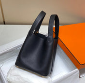 picotin lock 18 black togo ghw