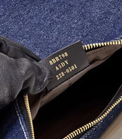 FENDIGRAPHY 29 BAG IN NAVY BLUE DENIM FABRIC WITH GOLD HARDWARE