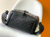 DISCOVERY BACKPACK 54 IN BLACK EMBOSSED MONOGRAM CALFSKIN