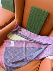 GUCCI 25S SCARF 180 IN WOOL 644860