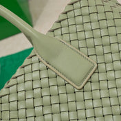 Large Cabat 45cm Light Green Lambskin Ghw