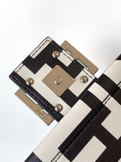 Fend Roma & Marc Jacobs 27 Bag Black White Leather Shw
