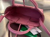 CANDY ARCO TOTE 20 IN BLUSH PINK CALFSKIN