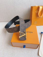 LV 25S BELT 40 MM IN BROWN CALFSKIN 593208