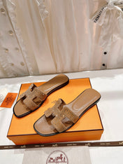 0RAN SANDAL CARAMEL LAMBSKIN ATTACH CRYSTALS