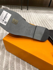GABRIEL SANDAL BLACK CALFSKIN