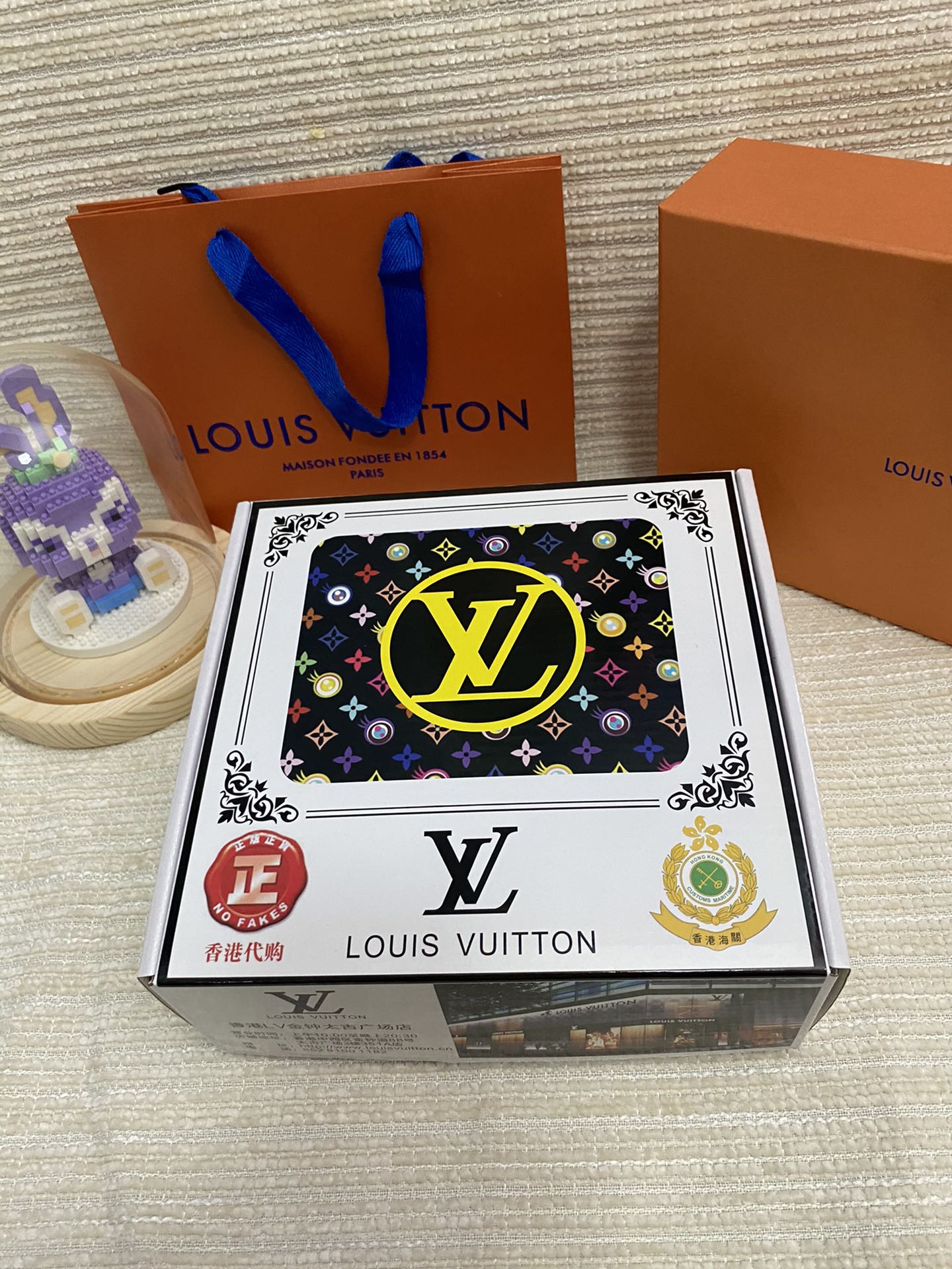 LV 25S BELT 38 MM IN BLACK CALFSKIN PRINT PATTERNS 593287