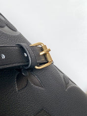 LV 25S TRIANON MM BAG 36 IN BLACK CALFSKIN GOLD HARDWARE