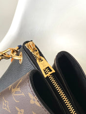 LV 25S OPÉRA MEDIUM BAG 36 IN BROWN AND BLACK MONOGRAM CALFSKIN GOLD HARDWARE