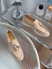 LP SUMMER WALK TASSELS LOAFERS TORTILLA SUEDE