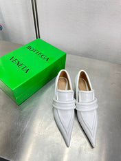 HIGH PUMP 35 MM IN WHITE CALFSKIN