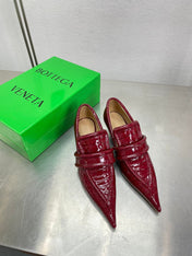 HIGH PUMP 35 MM IN SCARLET RED PATENT CALFSKIN