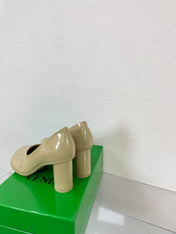ATOMIC HIGH PUMP 9 CM IN BISQUE BEIGE CALFSKIN