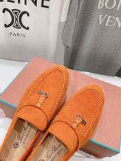 LP SUMMER CHARMS WALK LOAFERS ORANGE SUEDE