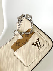 MARELLINI 19 WHITE EPI GRAINED LEATHER