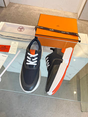 GIGA SNEAKER BLACK CALFSKIN BLACK SOLE