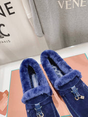 LP SUMMER CHARMS WALK LOAFERS NAVY FLEECE