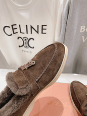 LP SUMMER CHARMS WALK LOAFERS BROWN FLEECE