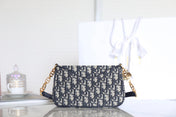 MINI 21 CHAIN HANDBAG BLACK OBLIQUE JACQUARD
