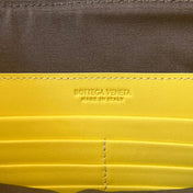 INTRECCIATO 30 IN LIGHT YELLOW LAMBSKIN