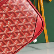SAINT JEANNE BAG 35 IN RED GOYARDINE CANVAS AND CALFSKIN