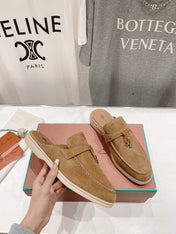 LP CHARMS WALK BABOUCHE LOAFERS COPPER SUEDE