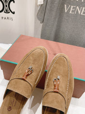 LP CHARMS WALK BABOUCHE LOAFERS COPPER SUEDE