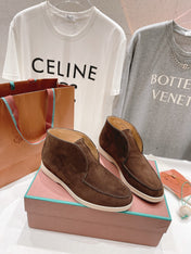 LP HIGH TOP OPEN WALK LOAFERS BROWN SUEDE