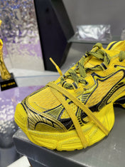 3XL SNEAKER IN YELLOW MIX BLACK MESH AND POLYURETHANE