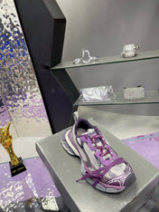 3XL SNEAKER IN PURPLE MIX GRAY MESH AND POLYURETHANE