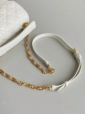 MINI JOLIE 22 BAG WHITE CALFSKIN