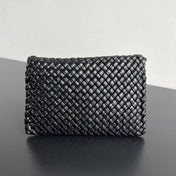 MINI COBBLE 20 BAG IN BLACK LAMBSKIN