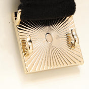 CHANEL 26S BELT 30 MM IN BLACK CALFSKIN 658427